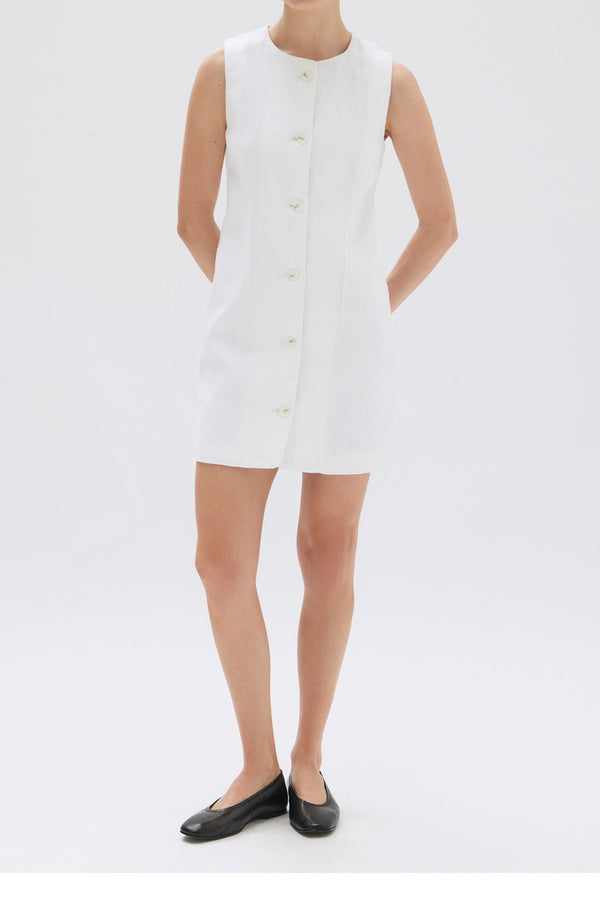 Re-Worn Coralie Linen Mini Dress