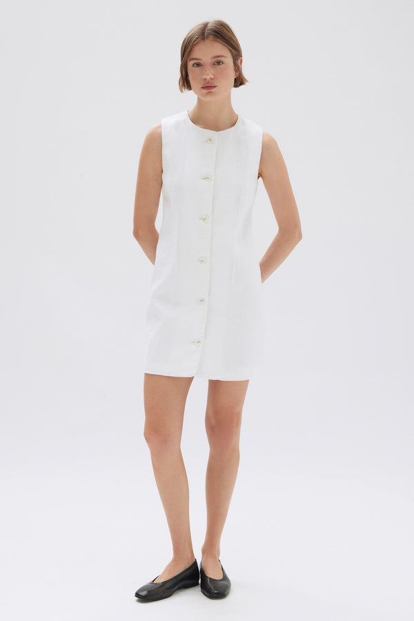 Re-Worn Coralie Linen Mini Dress