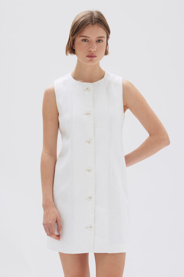 Re-Worn Coralie Linen Mini Dress
