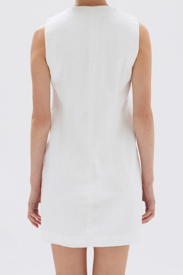 Re-Worn Coralie Linen Mini Dress