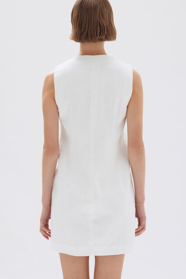Re-Worn Coralie Linen Mini Dress