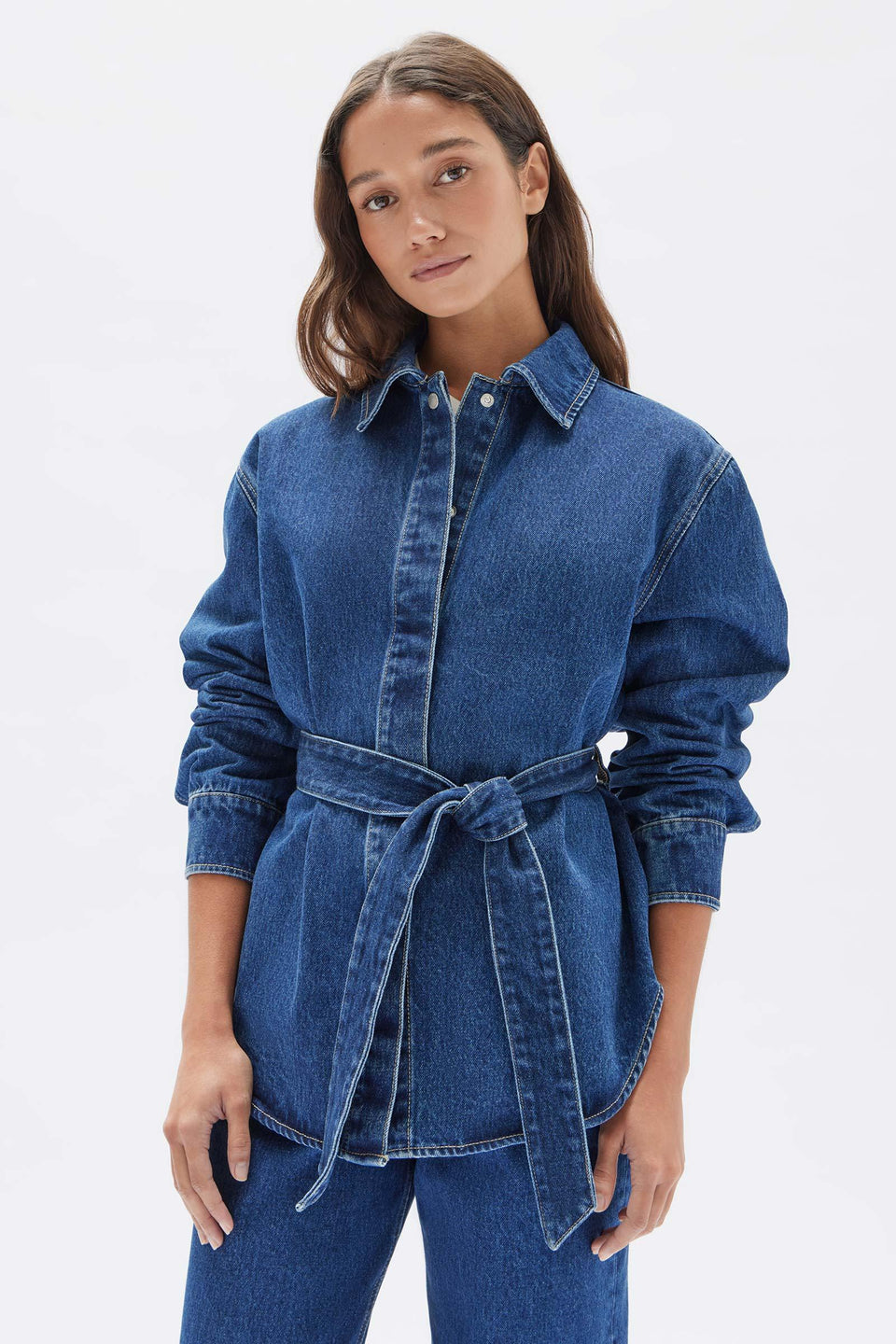 Womens Vintage Straight Jean Heritage Blue | Assembly Label