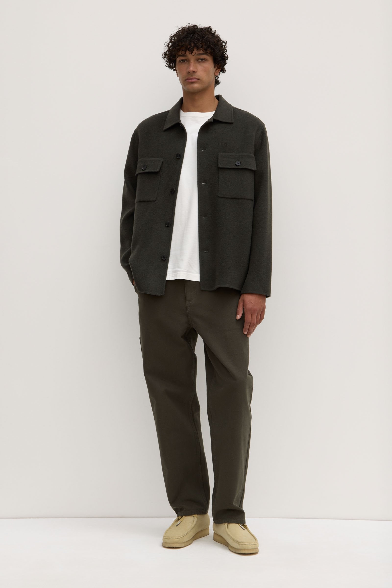 Mens Driver Wool Jacket Sorrel | Assembly Label