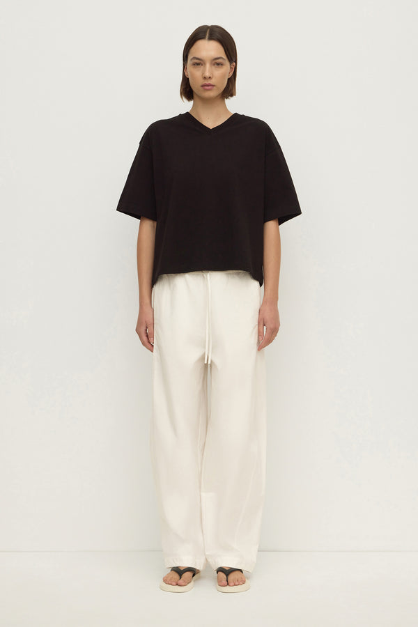Ellie V Neck Oversized Tee