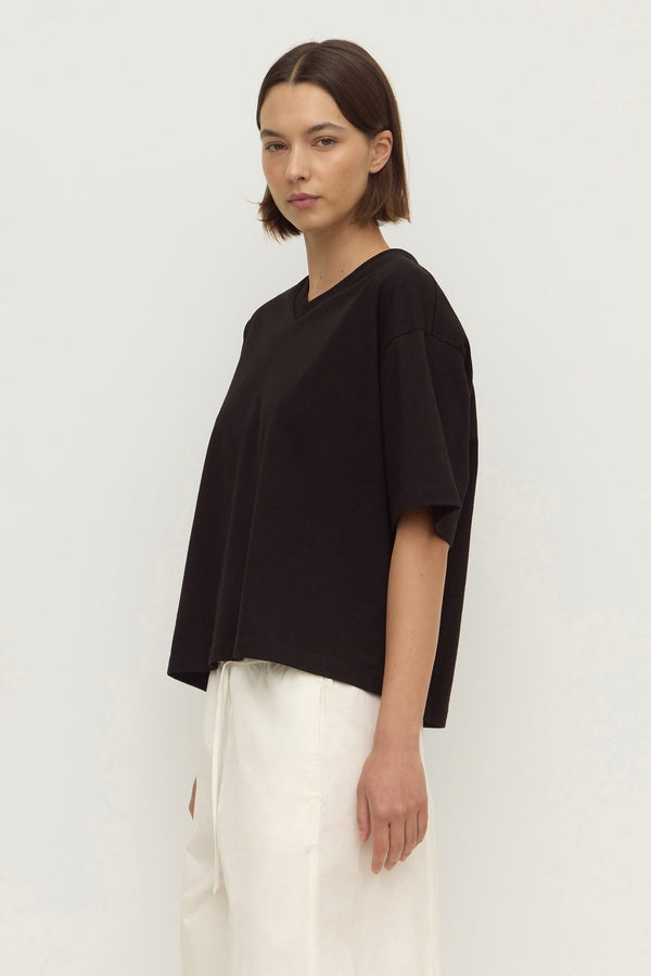 Ellie V Neck Oversized Tee