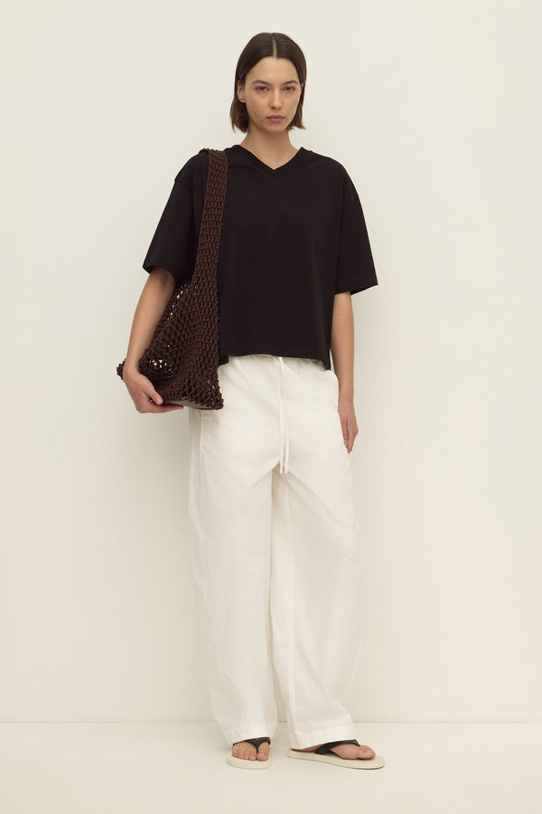 Ellie V Neck Oversized Tee