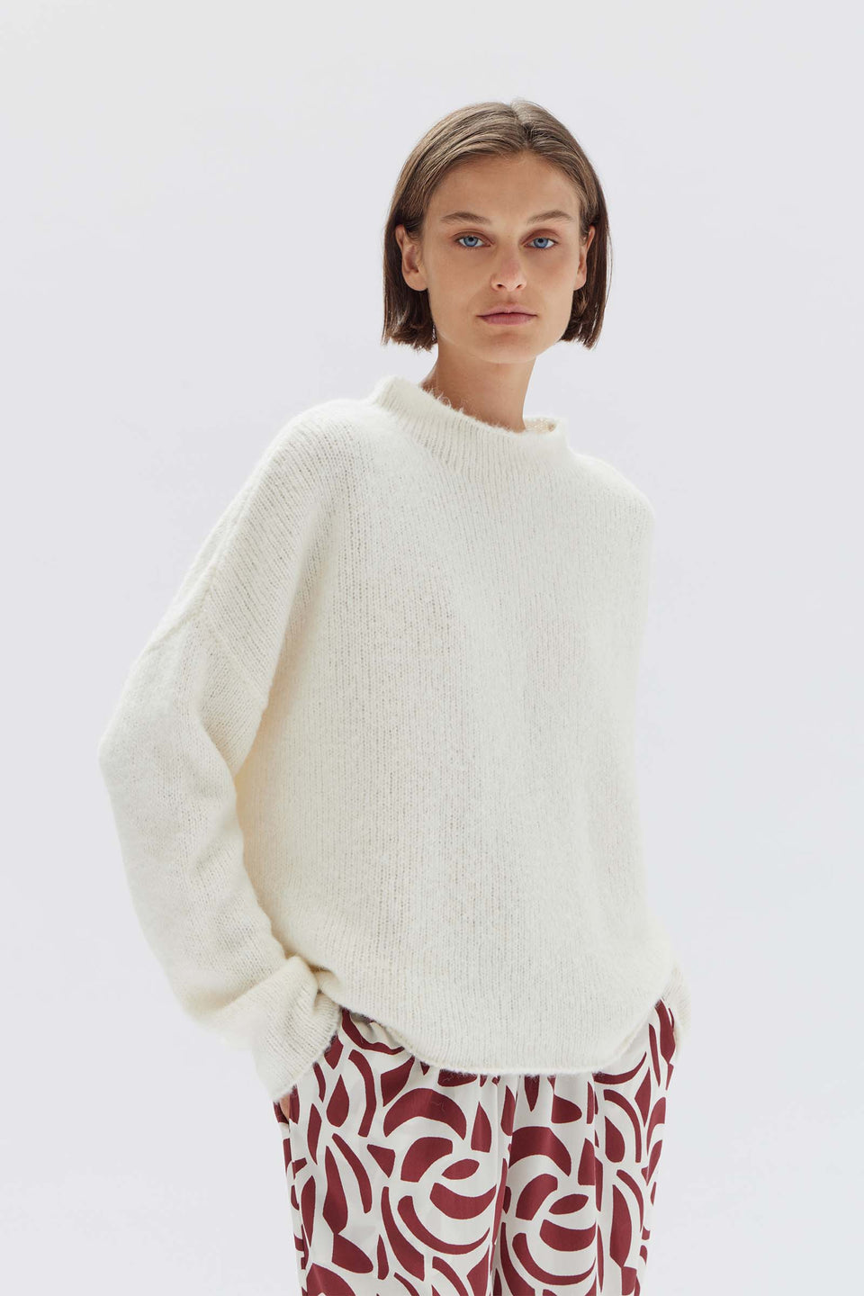 Womens Apolline Knit Cream | Assembly Label