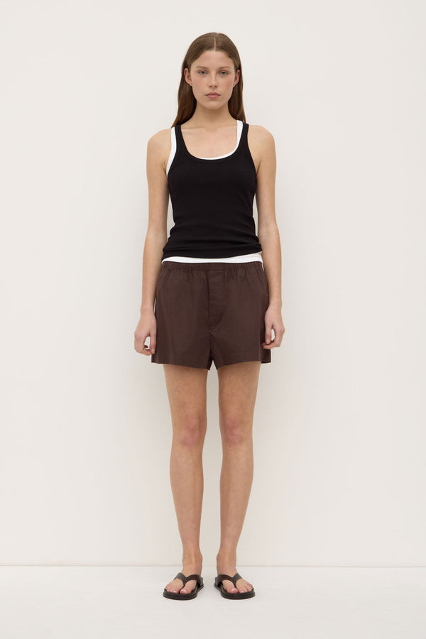 Re-Worn Womens Everyday Poplin Short