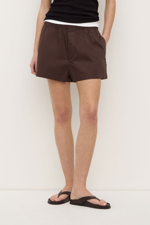 Re-Worn Womens Everyday Poplin Short