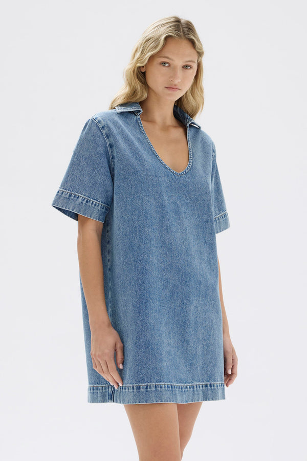 Genevieve Denim Mini Dress