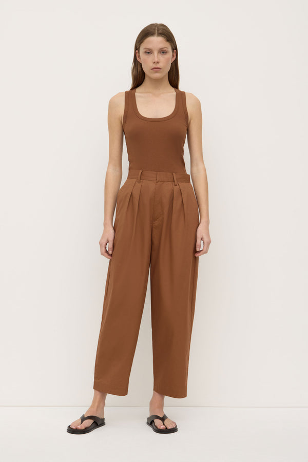Re-Worn Womens Geno Poplin Pant