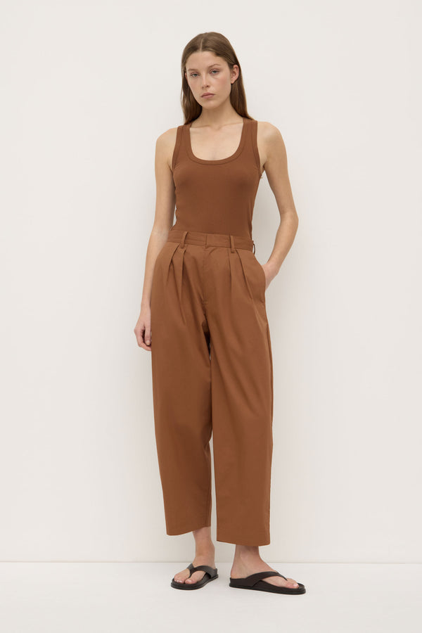 Re-Worn Womens Geno Poplin Pant