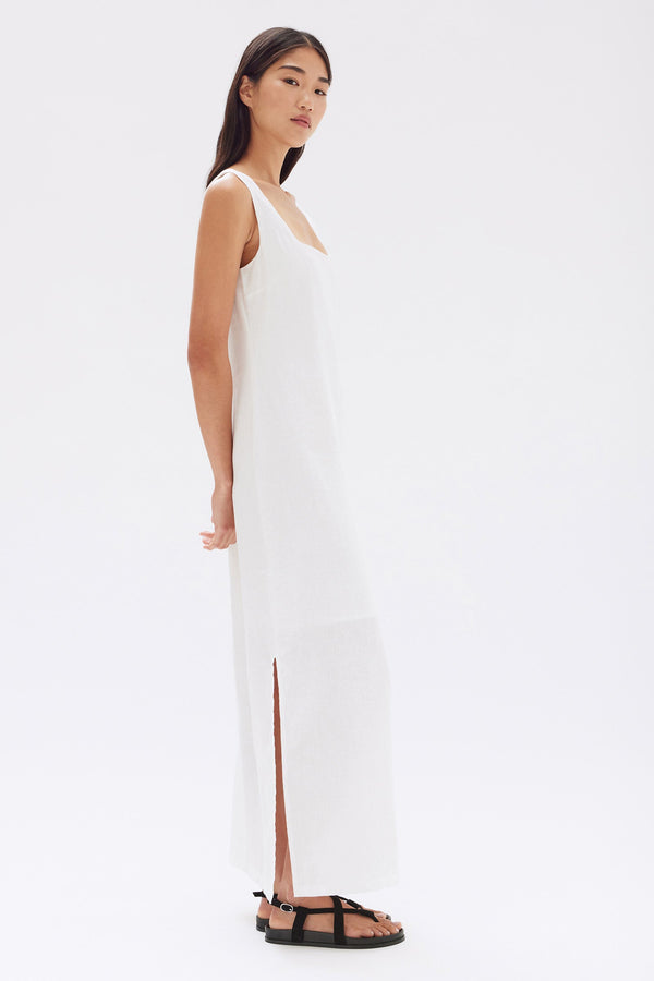 Re-Worn Georgina Linen Maxi Dress
