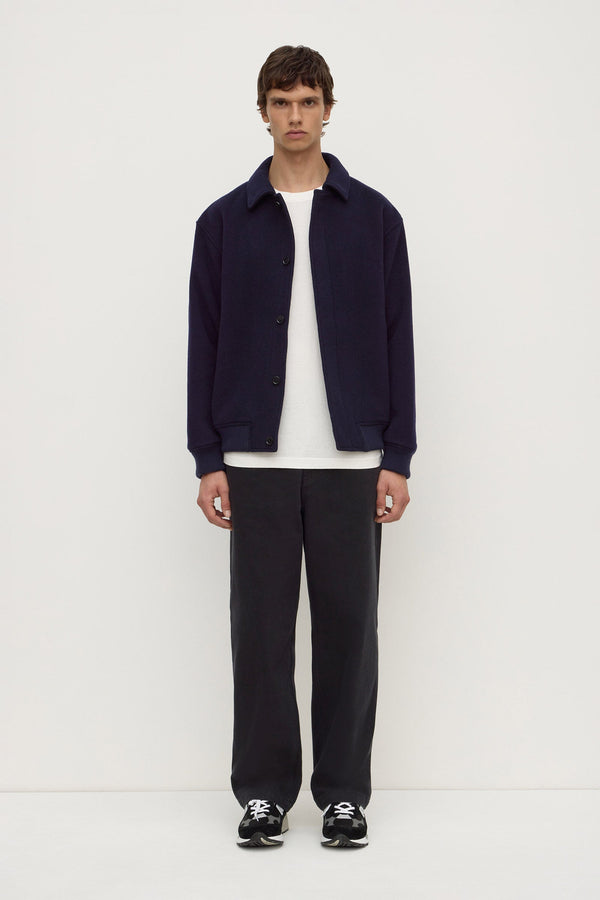 Re-Worn Harrington Wool Bomber Jacket