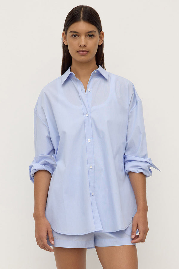 Re-Worn Havana Stripe Poplin Shirt