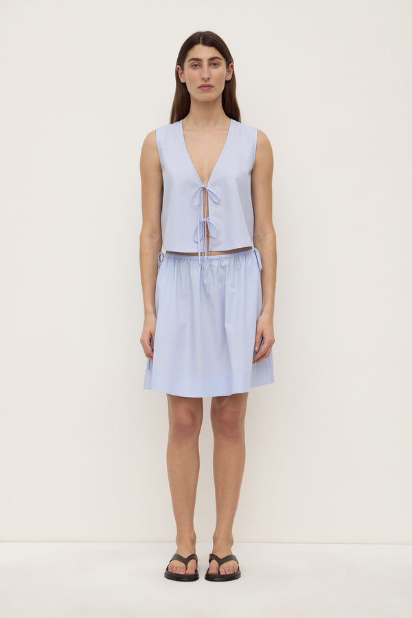 Havana Stripe Poplin Skirt