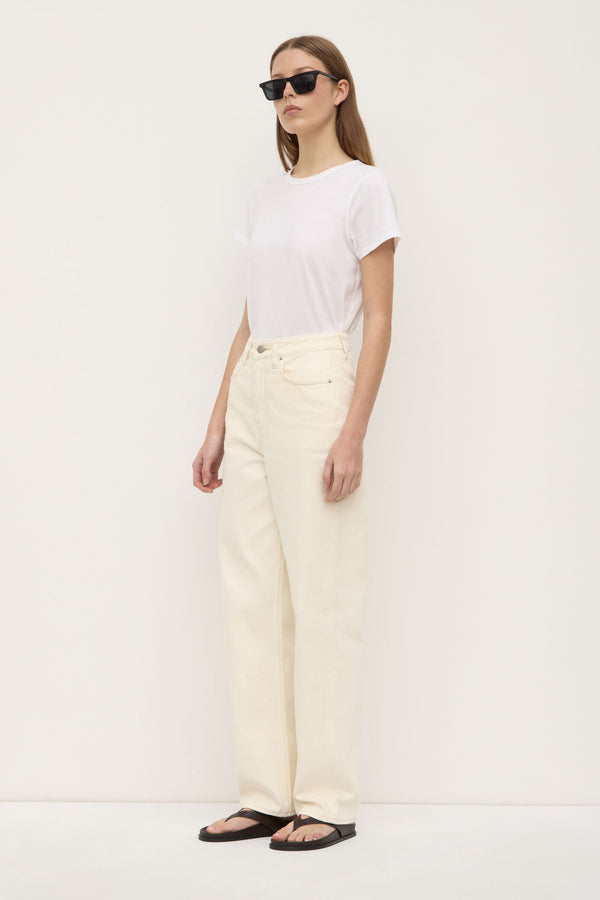 Re-Worn High Waist Straight Jean