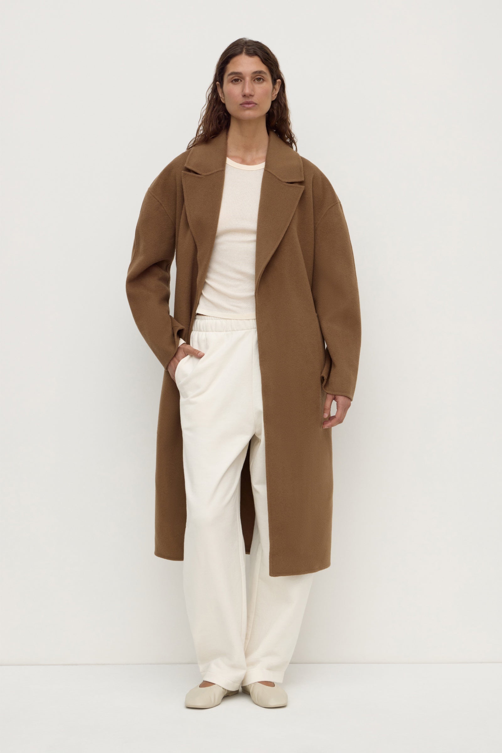 Womens Kaia Wool Zip Sweater Antique White | Assembly Label