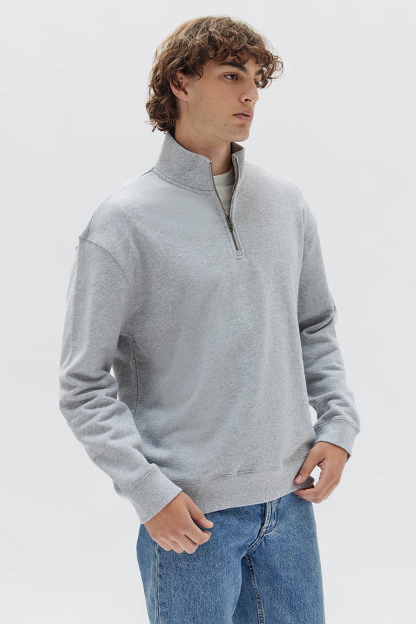 Mens Jasper Zip Fleece Grey Assembly Label