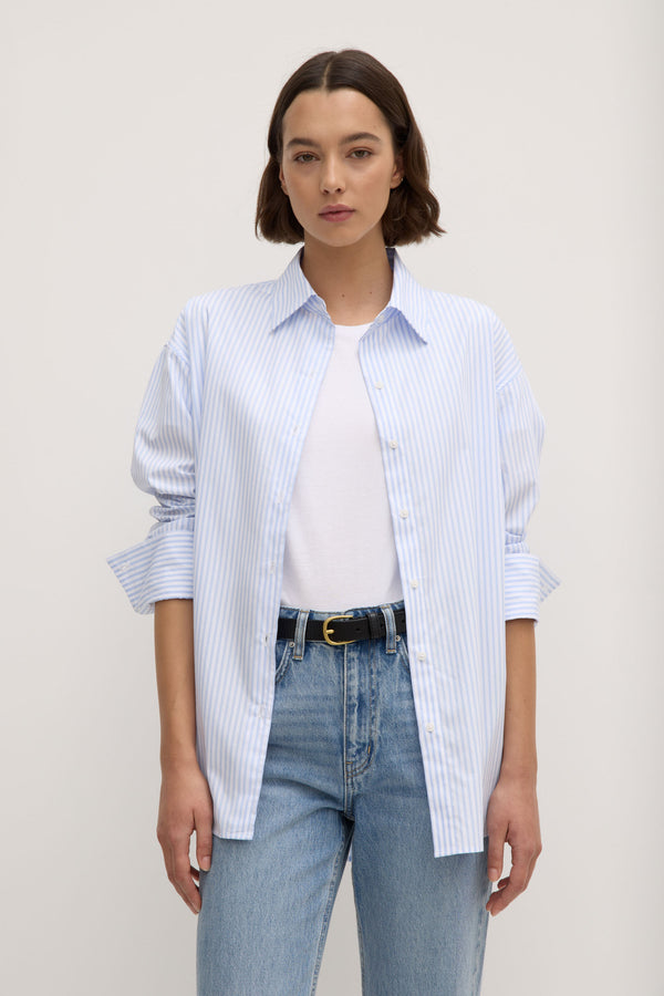 Juni Poplin Stripe Shirt