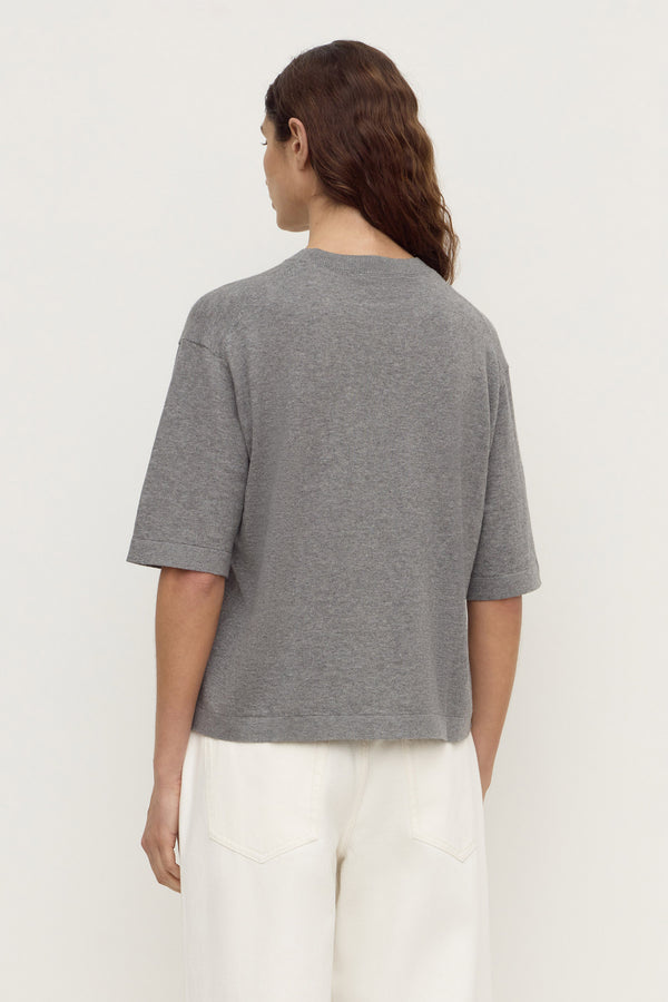 Kensy_Cotton_Cashmere_Tee_Dark_Grey_Marle_1256