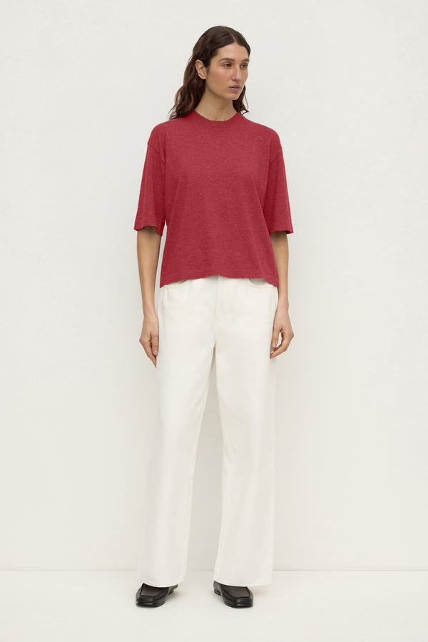 Kensy_Cotton_Cashmere_Tee_Raisin 0