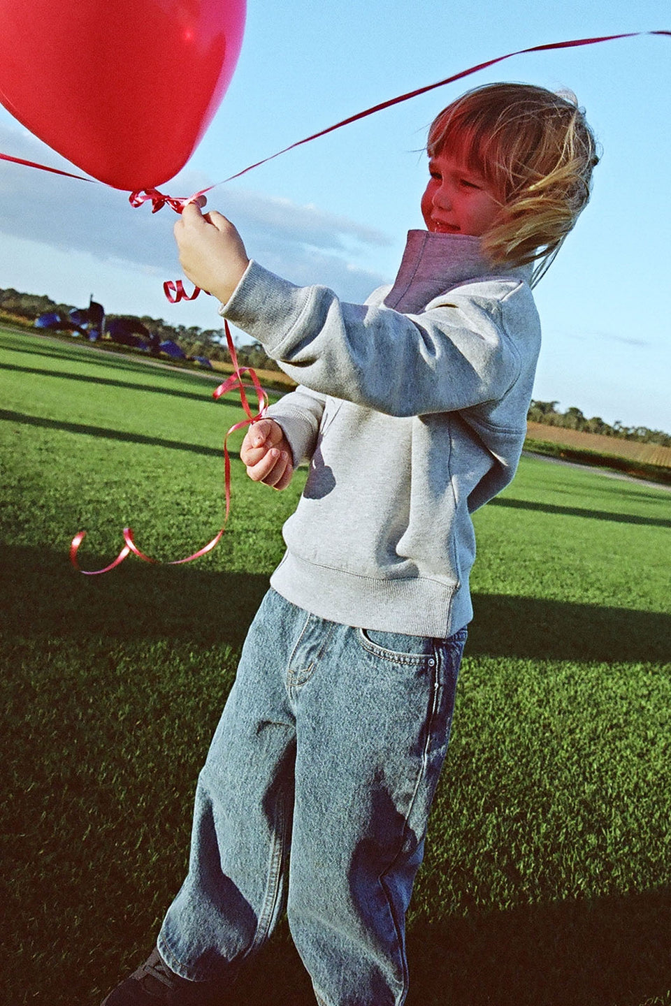 Kids Denim Jean Dark Stone Assembly Label