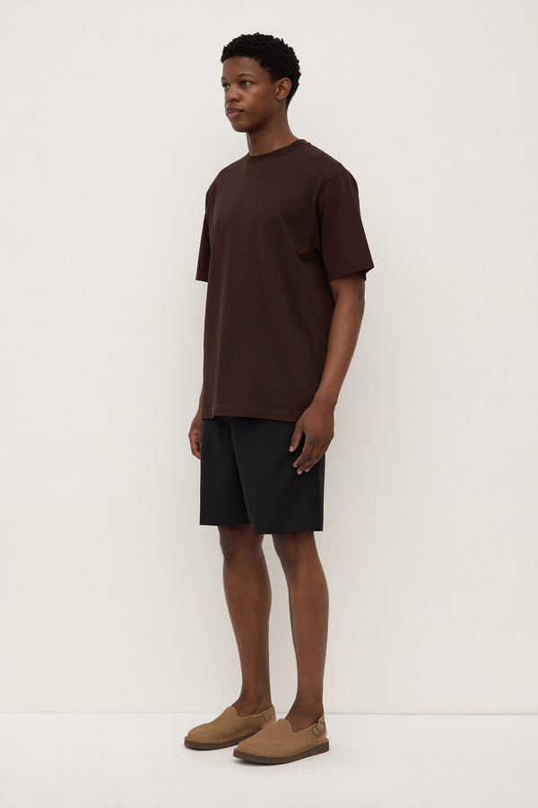 Knox Organic Oversized Tee Washed Ganache-3