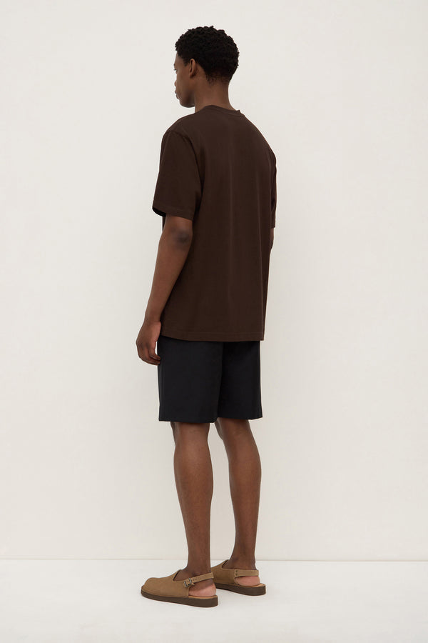 Knox Organic Oversized Tee Washed Ganache-4