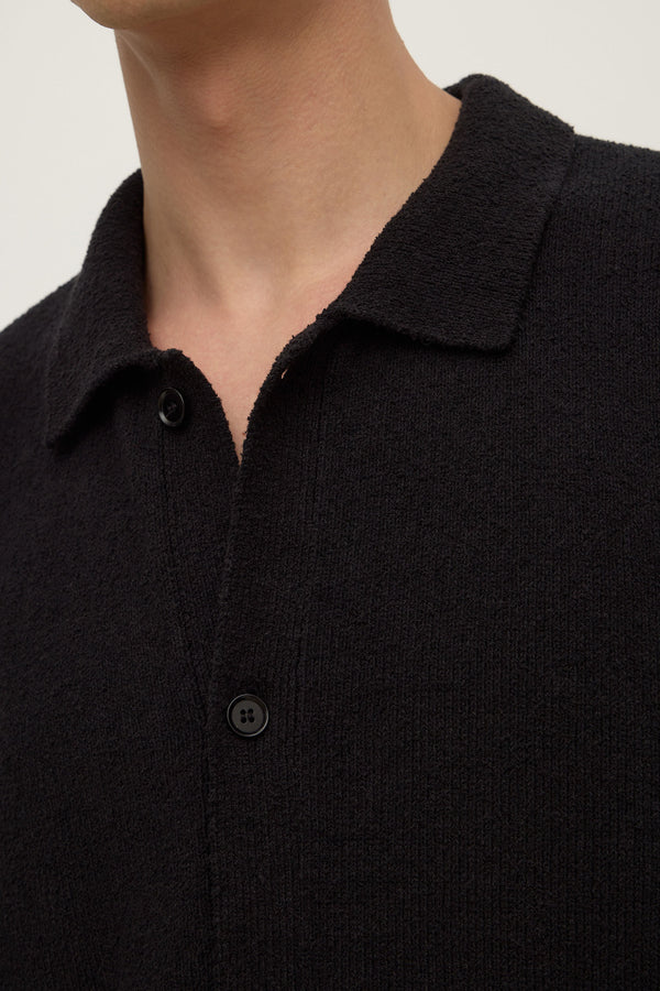 Lance Boucle Knit Short Sleeve Shirt