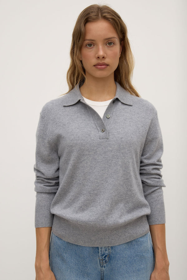 Re-Worn Lara Cashmere Knit Polo