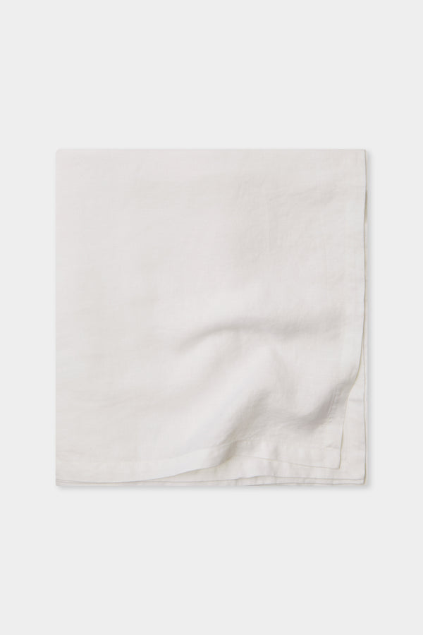 Linen Table Cloth White