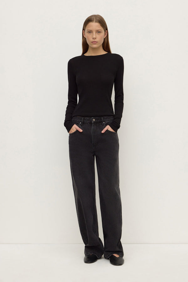 Re-Worn Low Curve Mid Rise Jean