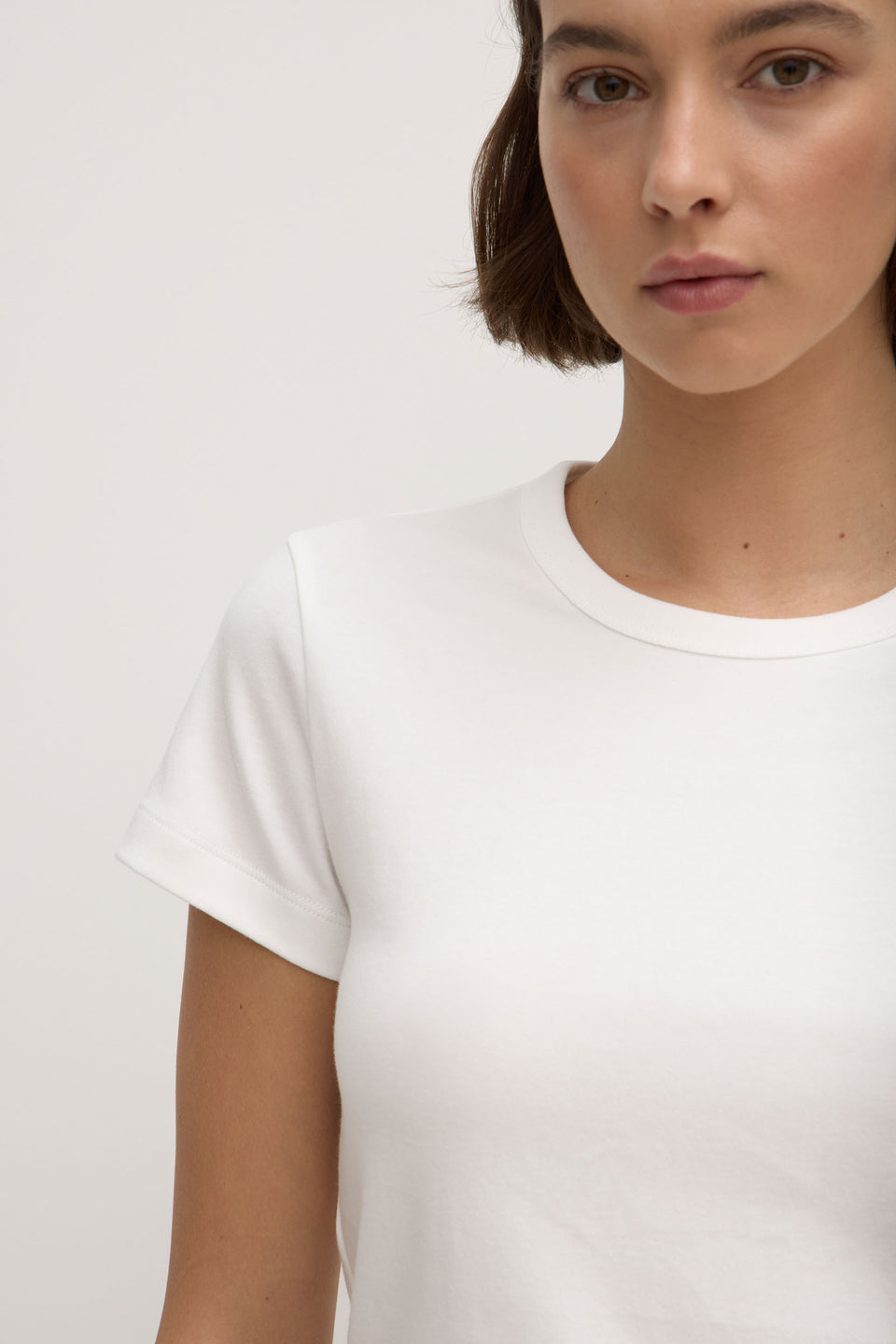 Jamie Layla Womens Scoop Neck Cap Sleeve T Shirt White Size Petite X Large main image 0