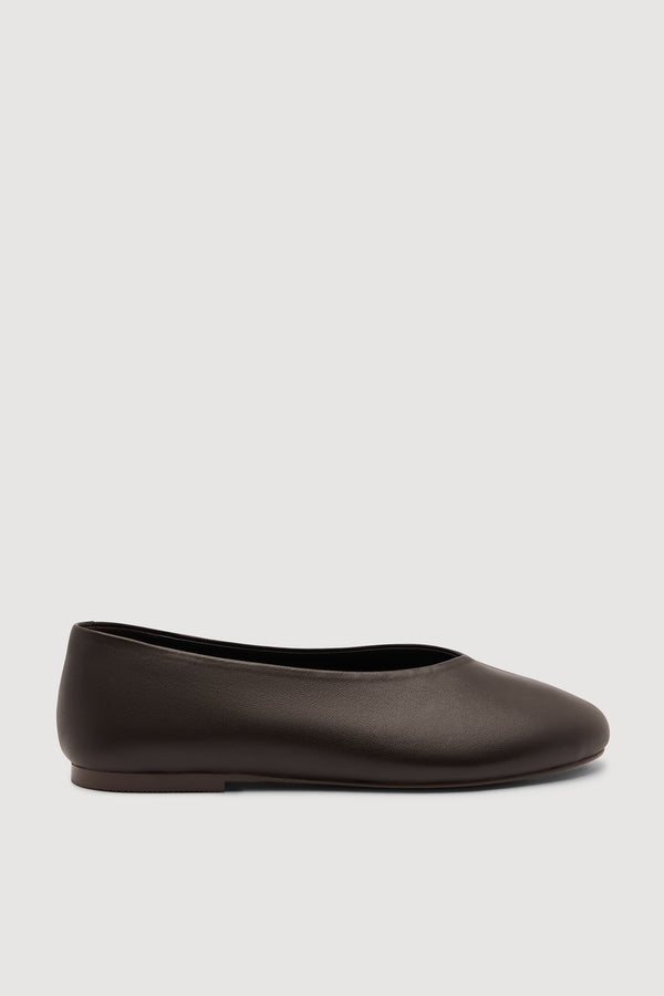 Maeve Leather Ballet Flat Ganache-1