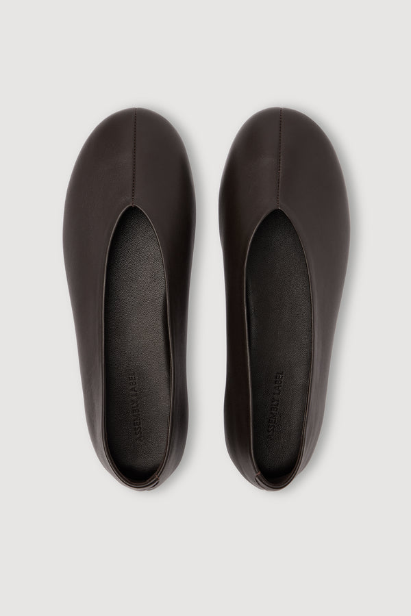 Maeve Leather Ballet Flat Ganache-2