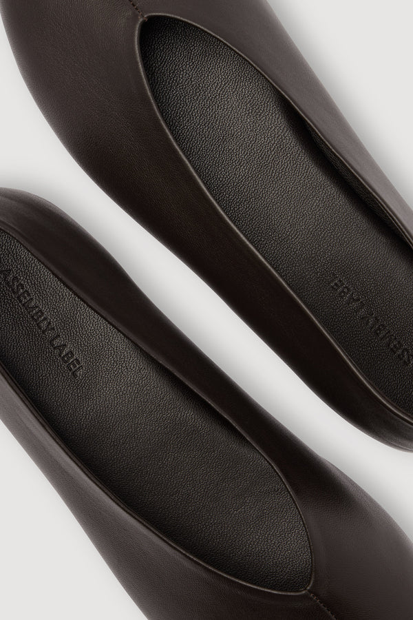 Maeve Leather Ballet Flat Ganache-3
