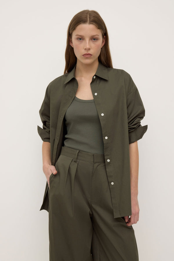 Re-Worn Marigold Poplin Shirt