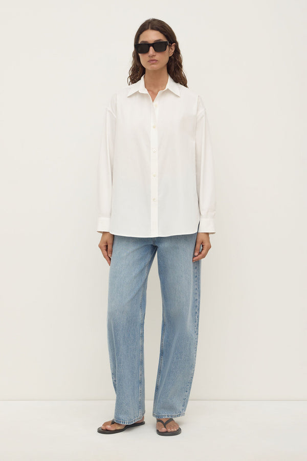 Re-Worn Marigold Poplin Shirt