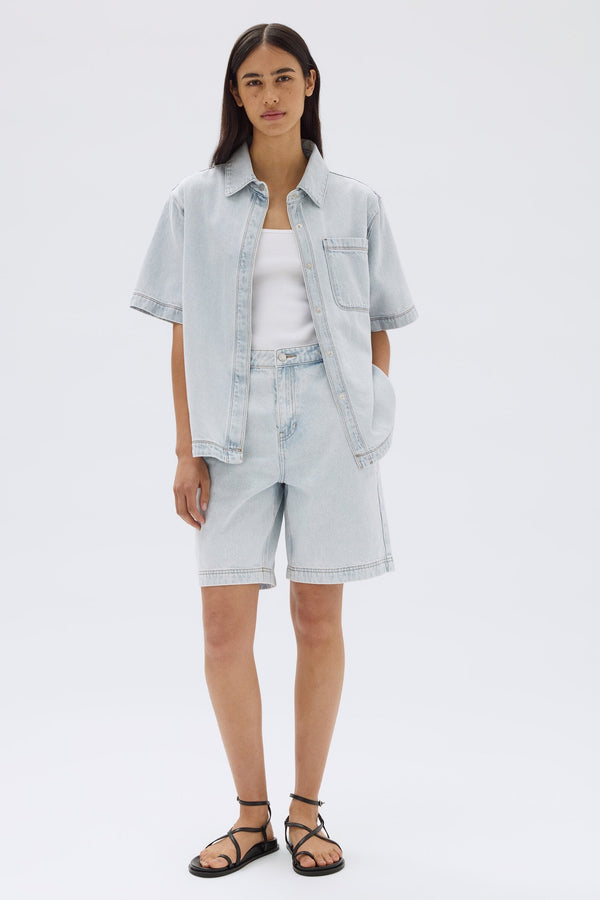 Re-Worn Marlow Boxy Denim Shirt
