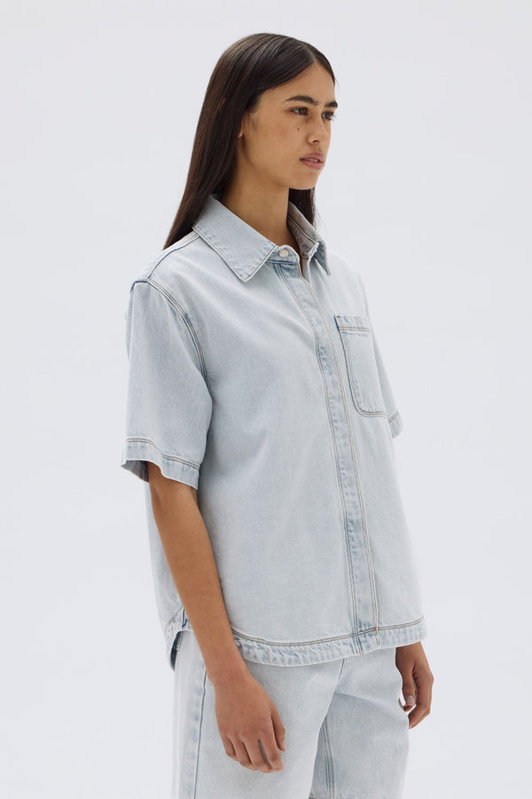 Re-Worn Marlow Boxy Denim Shirt