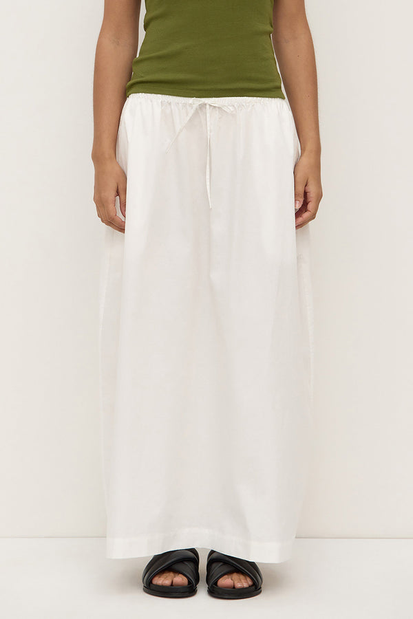 Re-Worn Maya Poplin Maxi Skirt
