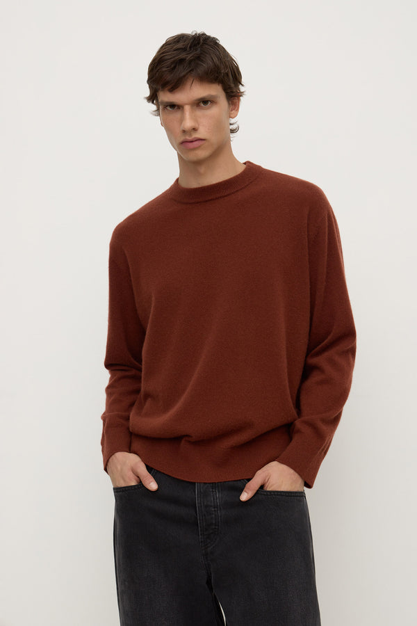 Mens_Cashmere_Crew_Neck_Knit_Burnt_Amber_0656