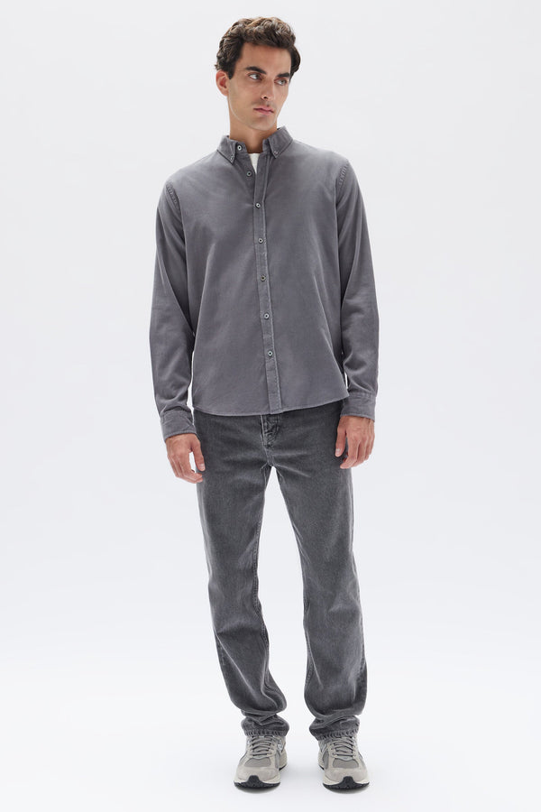 Re-Worn Mens Cotton Cord Long Sleeve Shirt