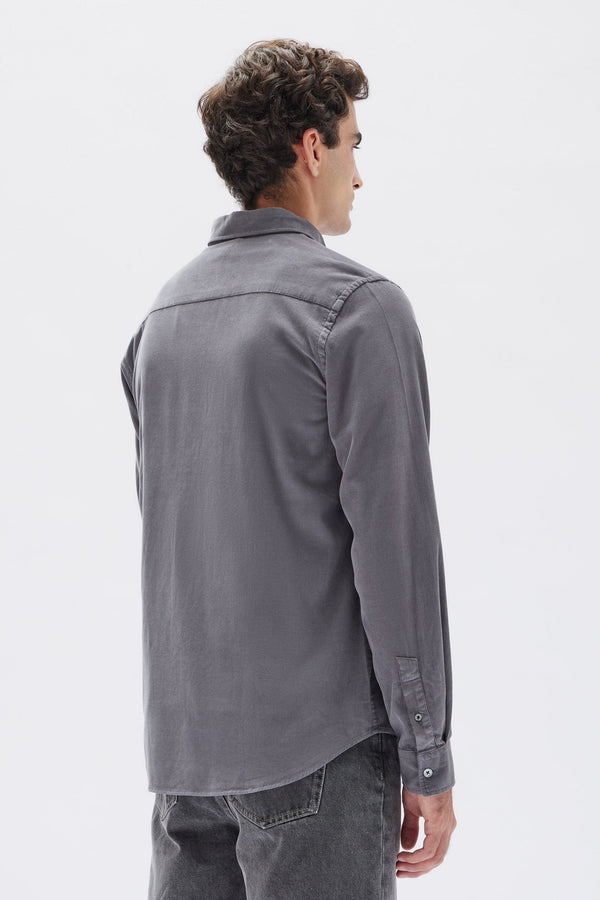 Re-Worn Mens Cotton Cord Long Sleeve Shirt