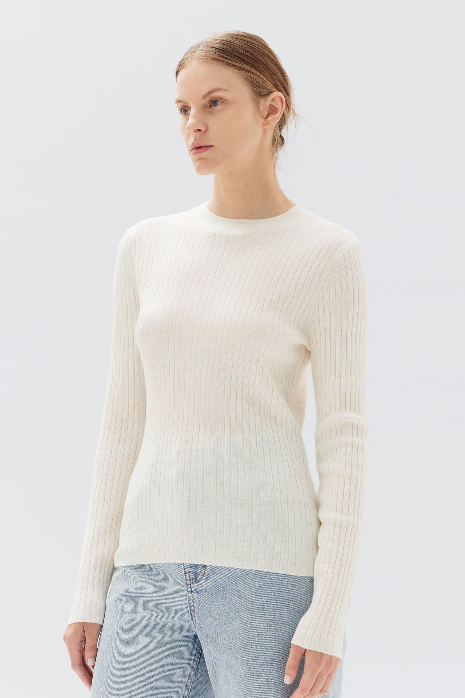 Assembly label hotsell white jumper