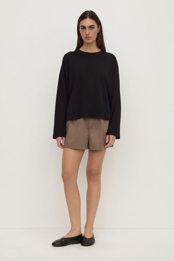 Micha_Poplin_Short_Dark_Sand_2052