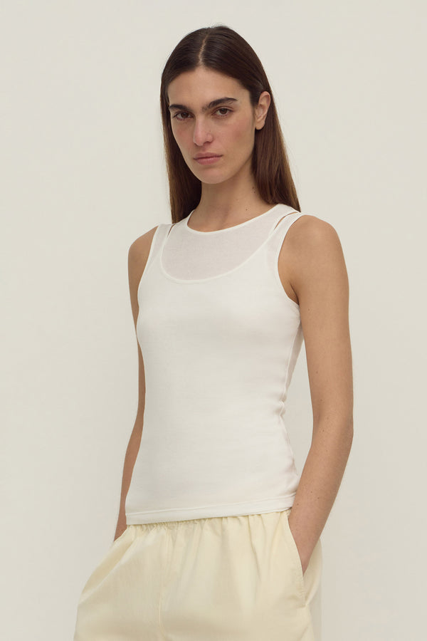 Mika Jersey Layered Tank