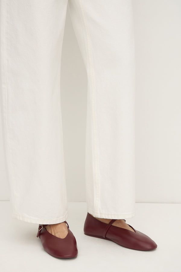 Millie Leather Ballet Flat