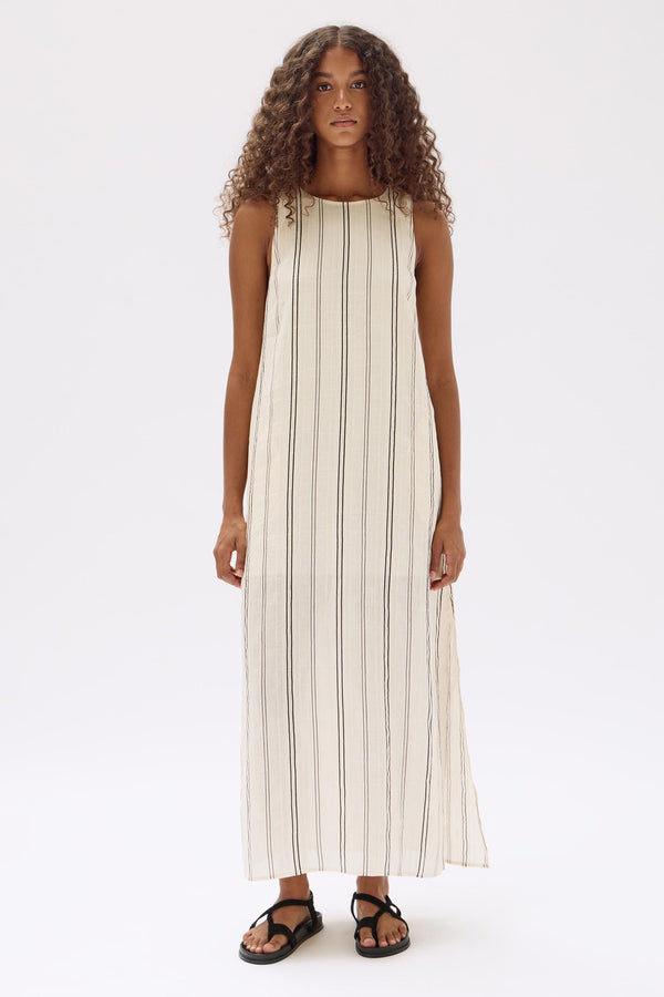 Milos Stripe Maxi Dress